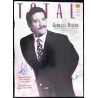 Geraldo Rivera Talk Show Signed Total TV Magazine JSA Authenticated