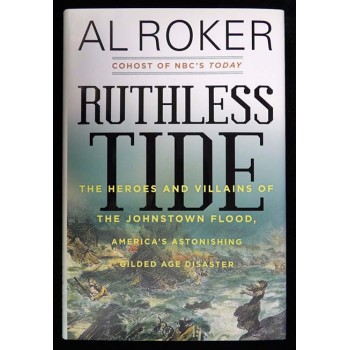 Al Roker Signed Ruthless Tide First Edition Hardcover Book JSA Authenticated