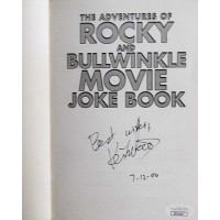 Keith Scott Adventures of Rocky And Bullwinkle Signed Book JSA Authenticated