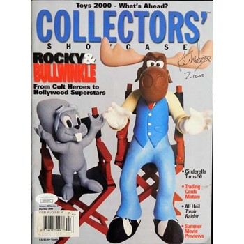 Keith Scott Adventures of Rocky And Bullwinkle Signed Magazine JSA Authenticated