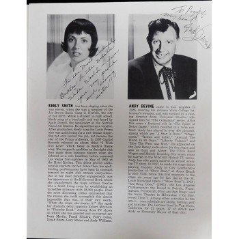 Show Boat Cast Signed Program by 8 Keely Smith Andy Devine JSA Authenticated