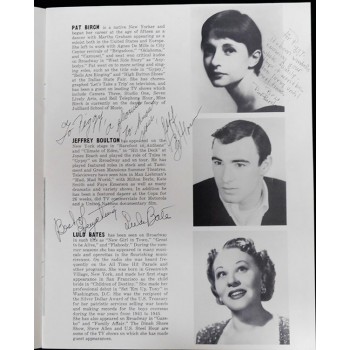 Show Boat Cast Signed Program by 8 Keely Smith Andy Devine JSA Authenticated