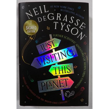 Neil DeGrasse Tyson Just Visiting This Planet Signed 1st Ed HC Book JSA Authen
