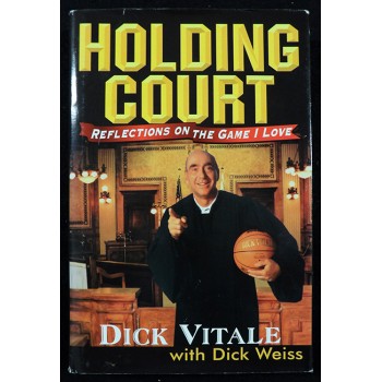 Dick Vital Signed Holding Court Hardcover Book JSA Authenticated