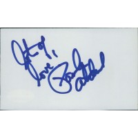 Paula Abdul Actress Dancer Singer Signed 3x5 Index Card JSA Authenticated