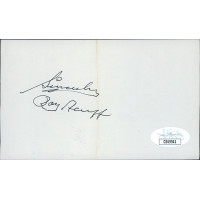 Roy Acuff Country Singer Signed 3x5 Index Card JSA Authenticated Roy Acuff Country Singer Signed 3x5 Index Card JSA Authenticated