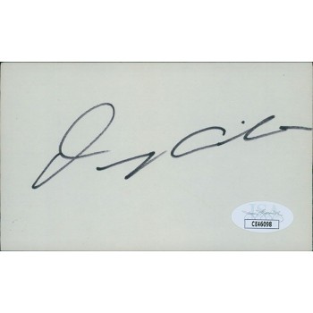 Danny Aiello Actor Signed 3x5 Index Card JSA Authenticated