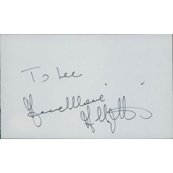 Anna Marie Alberghetti Actress Singer Signed 3x5 Index Card JSA Authenticated