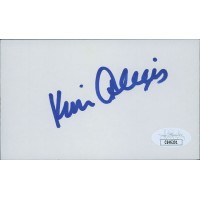 Kim Alexis Actress Model Signed 3x5 Index Card JSA Authenticated