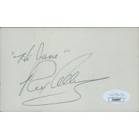 Rex Allen Actor Signed 3x5 Index Card JSA Authenticated Personalized
