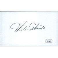 William Atherton Actor Signed 3x5 Index Card JSA Authenticated