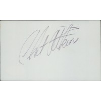 Chet Atkins Country Signer Signed 3x5 Index Card JSA Authenticated