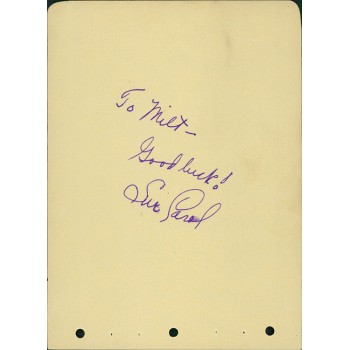 Lucille Ball Actress Signed 4.25x6 Album Page JSA Authenticated