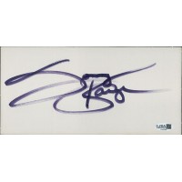 Sonny Barger Hells Angels Founder Signed 5x10 Cardstock JSA Authenticated