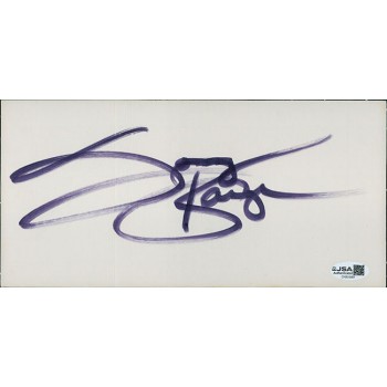 Sonny Barger Hells Angels Founder Signed 5x10 Cardstock JSA Authenticated