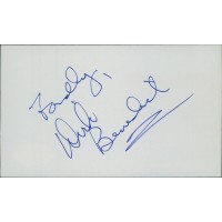 Dirk Benedict Actor Signed 3x5 Index Card JSA Authenticated