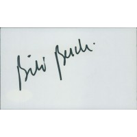 Bibi Besch Actress Signed 3x5 Index Card JSA Authenticated