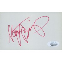 Stephen Bishop Singer Signed 3x5 Index Card JSA Authenticated