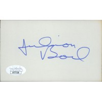 Julian Bond Civil Rights Activist Leader Signed 3x5 Index Card JSA Authenticated