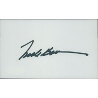 Frank Borman NASA Astronaut Signed 3x5 Index Card JSA Authenticated