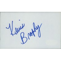 Kevin Brophy Actor Signed 3x5 Index Card JSA Authenticated