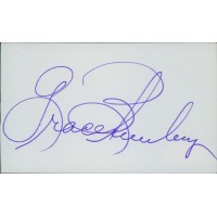 Grace Bumbry Opera Singer Signed 3x5 Index Card JSA Authenticated