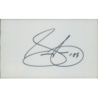 Sammy Cahn Lyricist Musician Signed 3x5 Index Card JSA Authenticated
