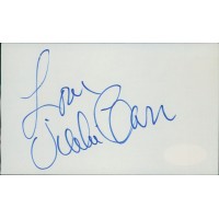 Vikki Carr Singer Signed 3x5 Index Card JSA Authenticated