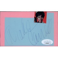 Diahann Carroll Actress Model Singer Signed 3x5 Index Card JSA Authenticated
