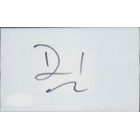 David Caruso Actor Signed 3x5 Index Card JSA Authenticated