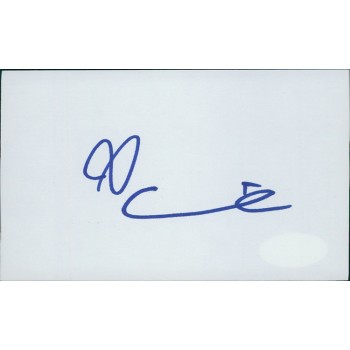 China Chow Actress Model Signed 3x5 Index Card JSA Authenticated