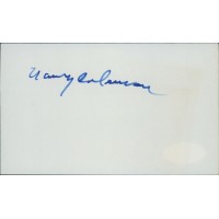 Nancy Coleman Actress Signed 3x5 Index Card JSA Authenticated