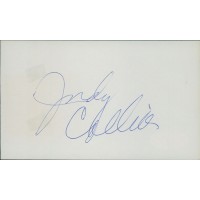 Judy Collins Singer Signed 3x5 Index Card JSA Authenticated