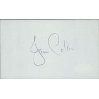 Jessi Colter Country Singer Signed 3x5 Index Card JSA Authenticated