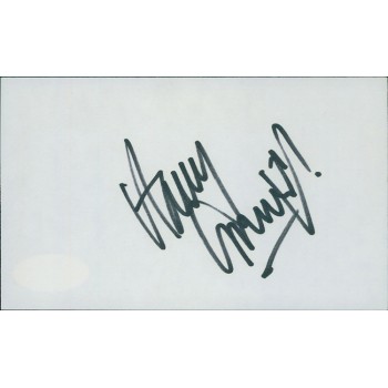Harry Connick Jr. Actor Singer Signed 3x5 Index Card JSA Authenticated