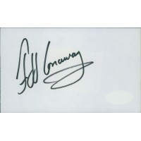 Jeff Conaway Actor Signed 3x5 Index Card JSA Authenticated