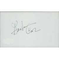 Barbara Cook Actress Singer Signed 3x5 Index Card JSA Authenticated