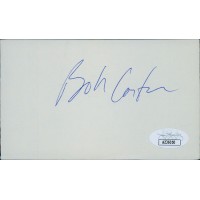 Bob Costas Sportscaster Signed 3x5 Index Card JSA Authenticated