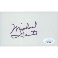 Michael Dante Actor Signed 3x5 Index Card JSA Authenticated
