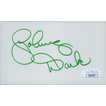 Johnny Dark Actor Signed 3x5 Index Card JSA Authenticated
