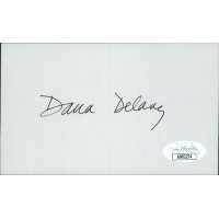 Dana Delany Actress Signed 3x5 Index Card JSA Authenticated