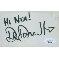 Dr. Demento Radio Host Signed 3x5 Index Card JSA Authenticated