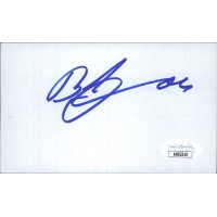 Robert Duvall Actor Signed 3x5 Index Card JSA Authenticated