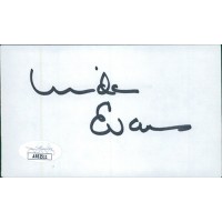 Linda Evans Actress Signed 3x5 Index Card JSA Authenticated