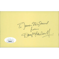 Douglas Fairbanks Jr. Actor Signed 3x5 Index Card JSA Authenticated Personalized Douglas Fairbanks Jr. Actor Signed 3x5 Index Card JSA Authenticated Personalized