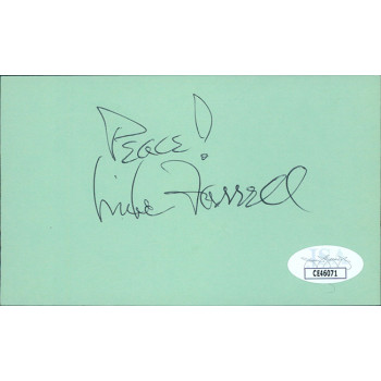 Mike Farrell Actor Signed 3x5 Index Card JSA Authenticated
