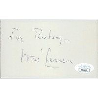 Jose Ferrer Actor Signed 3x5 Index Card JSA Authenticated Personalized