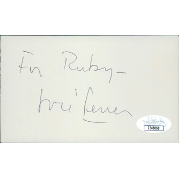 Jose Ferrer Actor Signed 3x5 Index Card JSA Authenticated Personalized Jose Ferrer Actor Signed 3x5 Index Card JSA Authenticated Personalized