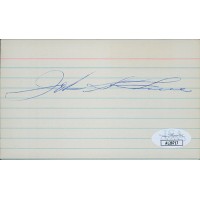 John S. Fine Pennsylvania Governor Signed 3x5 Index Card JSA Authenticated