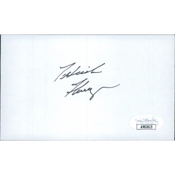 Patrick Flueger Actor Signed 3x5 Index Card JSA Authenticated